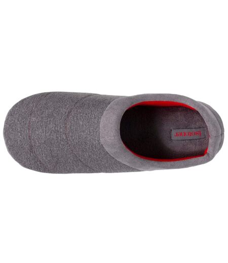 Isotoner Chaussons extra-light Mules homme ultra confortables et légères, semelle en gomme antidérapante