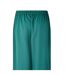 Womens/ladies Elasticated Wide Leg Trousers Trek Green Pieces-4