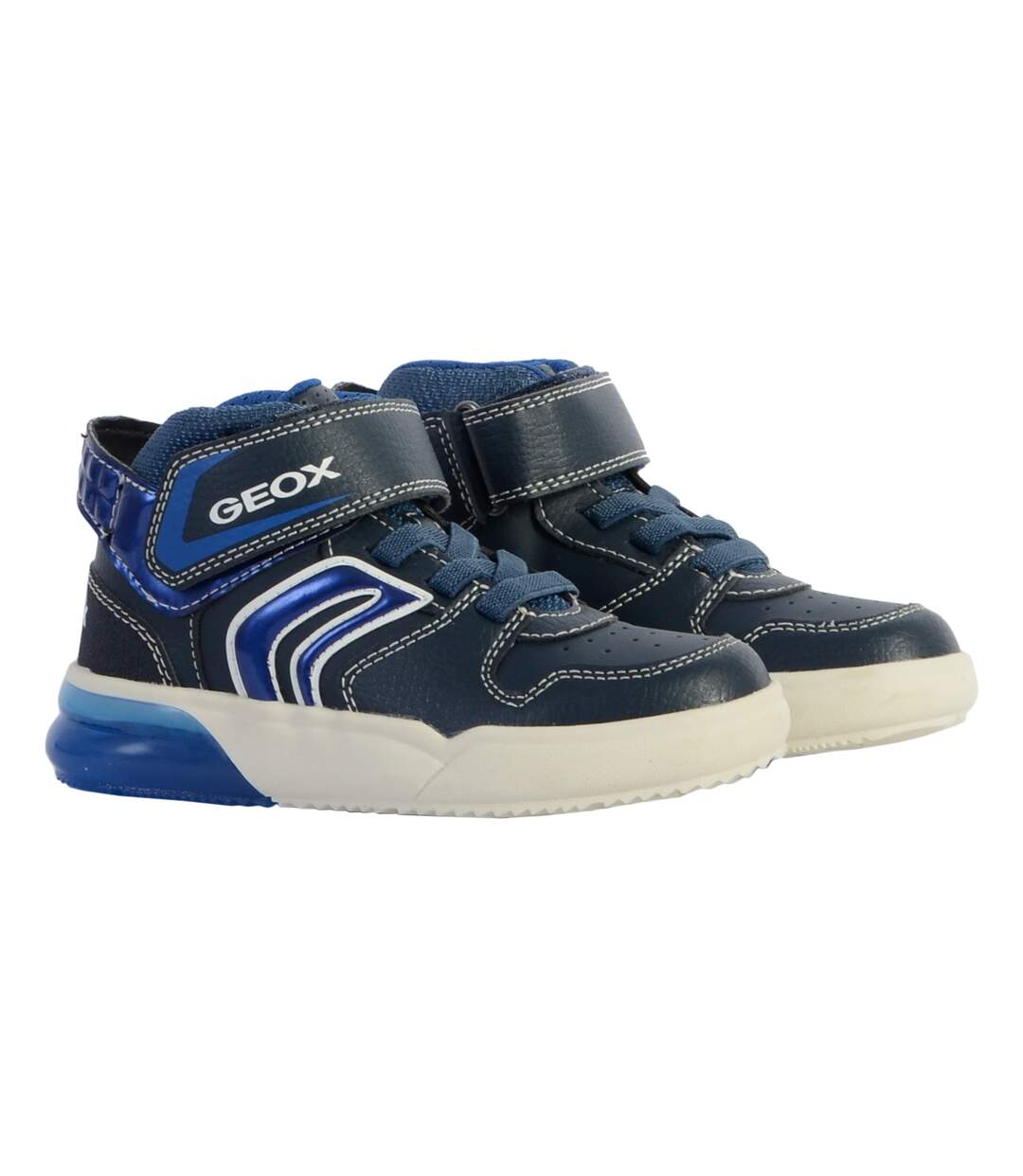 Basket Montante Cuir Enfant Garçons Geox Grayjay-3