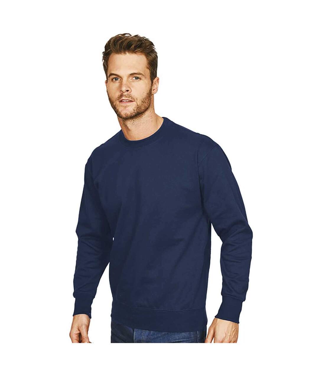 Sweat-shirt homme bleu marine Casual Original