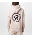 Sweat À Capuche Motif/style Imprimé Au Dos Core Femme Beige Red Run-3