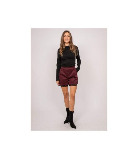 Short effet daim bordure dentelle XABARA - Dona X Lisa