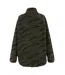 Womens/ladies Frankie Borg Full Zip Fleece Jacket Khaki Green Black Regatta-2