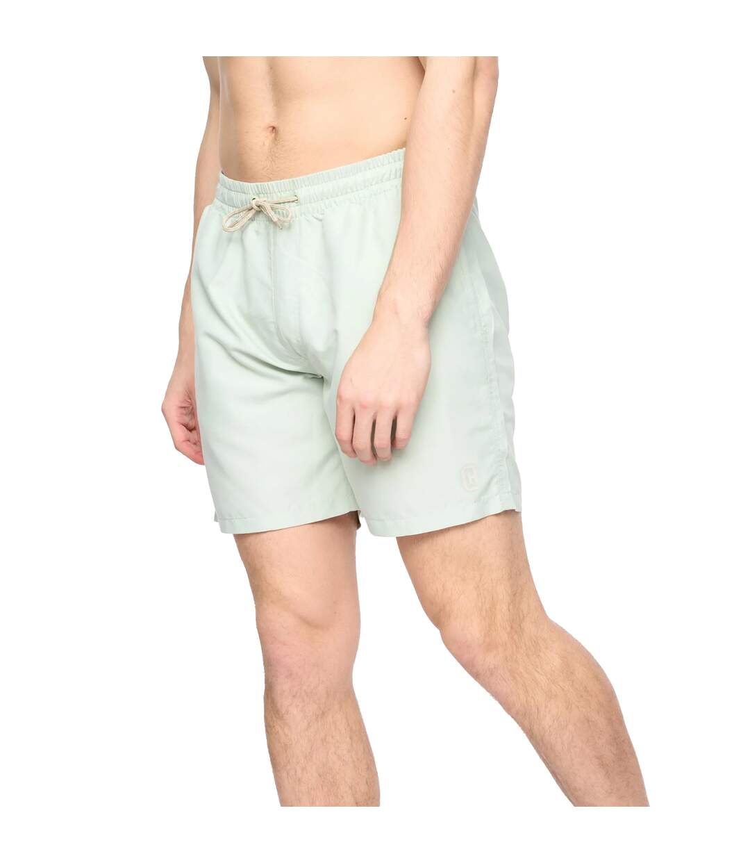 Mens Wabasso Swim Shorts Mint Crosshatch-3