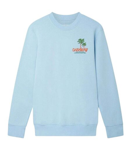 Sweat Motif/style Brodé Coachella Valley Adulte Bleu Ciel Casablanca