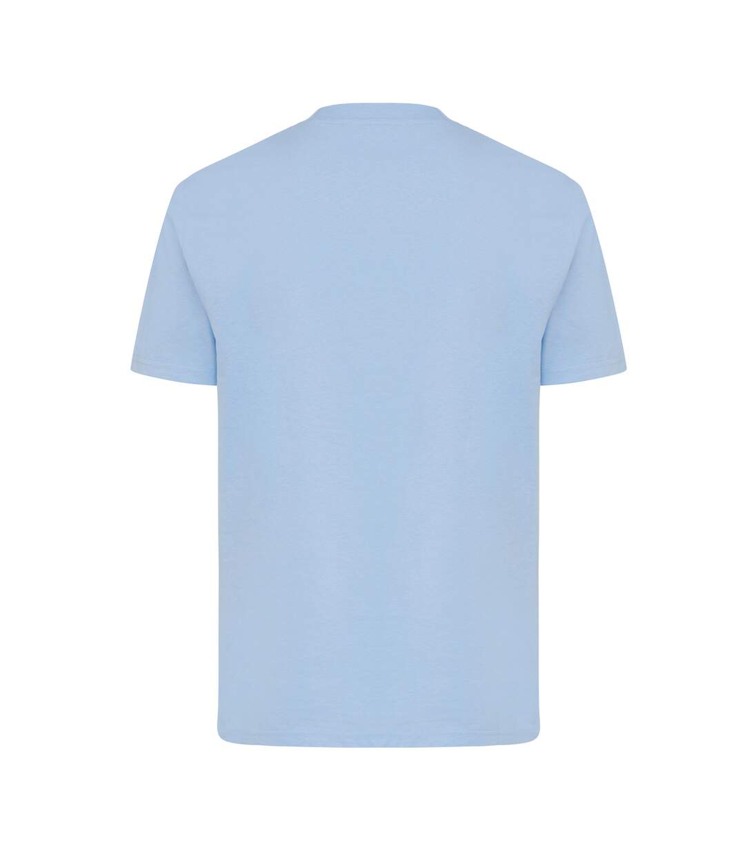 Unisex adult sierra recycled cotton lightweight t-shirt sky blue Iqoniq-2