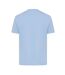 Unisex adult sierra recycled cotton lightweight t-shirt sky blue Iqoniq-2