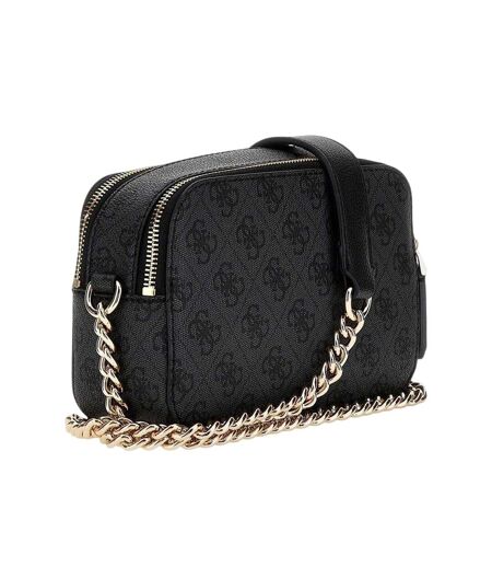 Noelle Ii Faux Leather Camera Bag One Size Coal Guess
