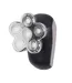 Rasoir avec 6 Têtes Flottantes USB 10cm Noir-4