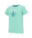 T-shirt Motif/style Paddleboard Au Coucher Du Soleil Filandra Femme Turquoise Pâle Regatta-4
