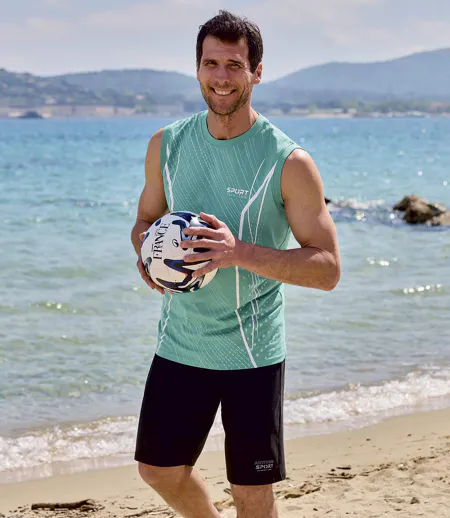 Le Lot de 2 Tee-Shirts Sans Manches Sport