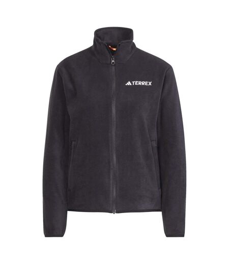 Womens/ladies Xperior Softshell Fleece Jacket Black Adidas