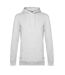 Mens hoodie white B&C