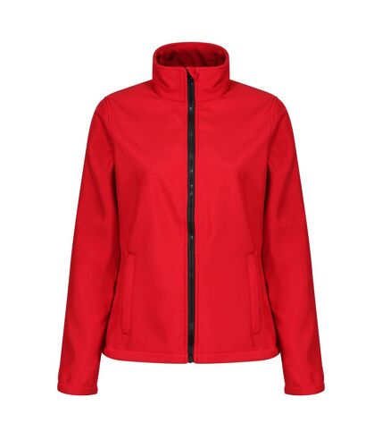 Regatta Standout Womens/Ladies Ablaze Printable Soft Shell Jacket (Classic Red/Black) - UTPC3285