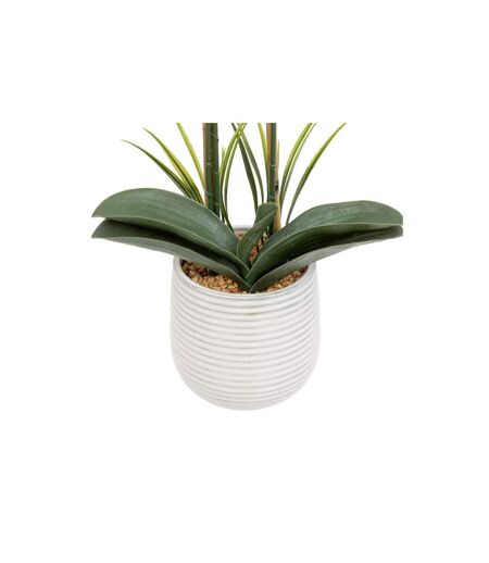 Orchidée Artificielle en Pot Riva 60cm Blanc