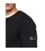 Mens papline knitted sweater black Duck and Cover