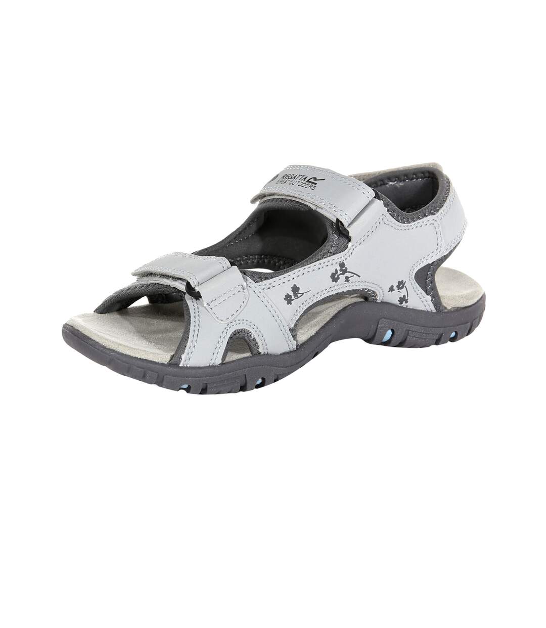 Regatta Womens/Ladies Haris Sandals (Light Steel/Granite) - UTRG4525-3