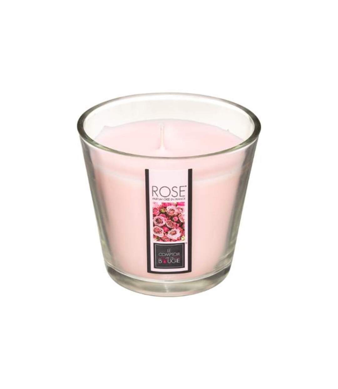 Bougie Parfumée en Verre Nina 190g Rose