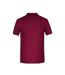 Polo Bio Workwear Homme Bordeaux James And Nicholson-2