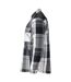 Mens Customised Checked Pile Shirt Stone Grey Mascot-3