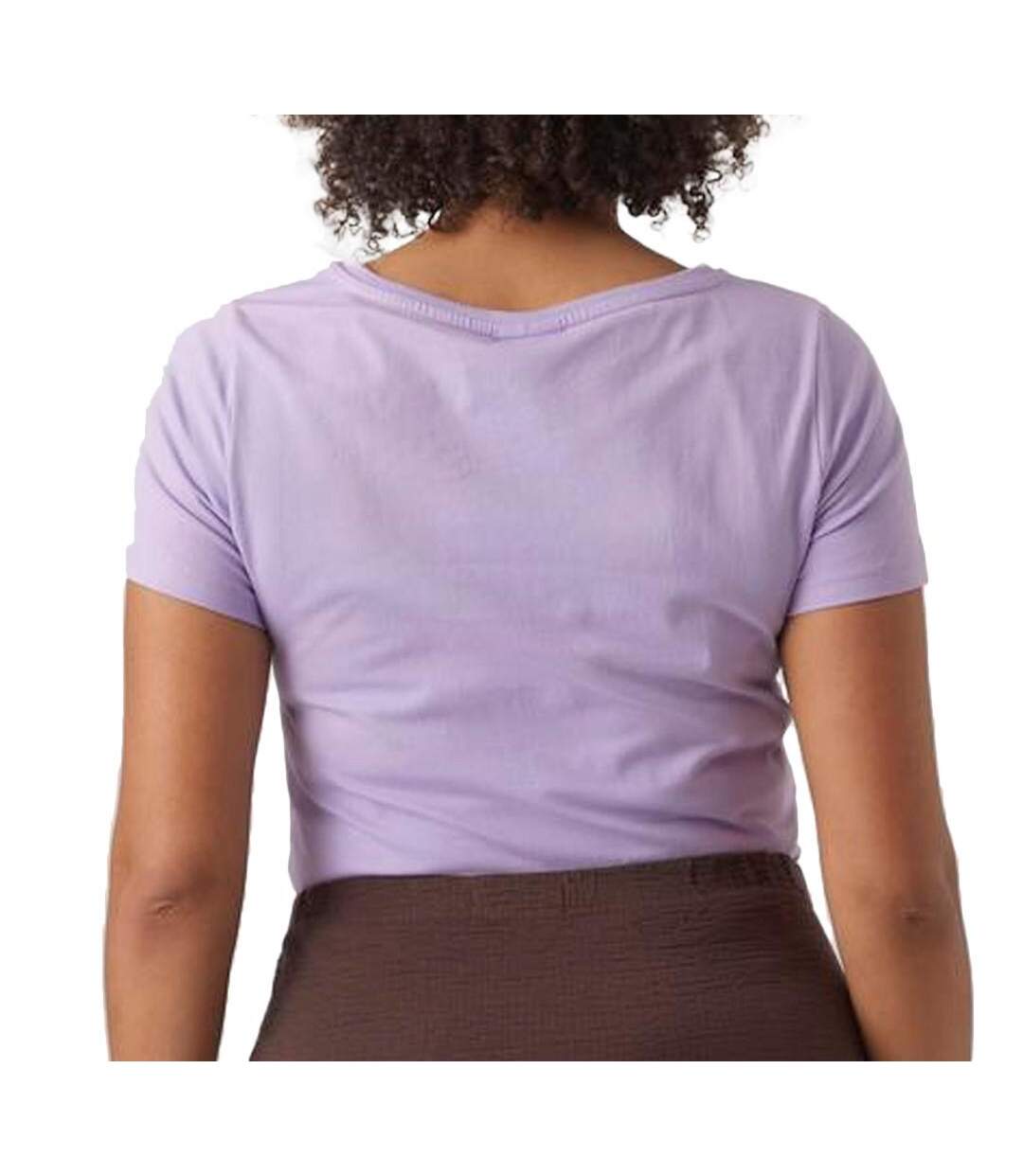 T-Shirt mauve femme mamalicious meryl-2