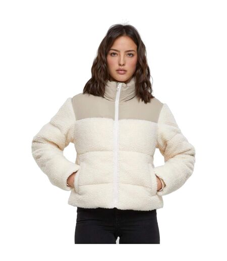 Doudoune Matelassée Femme Beige Sable Urban Classics