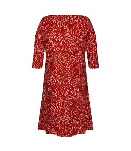 Robe paislee femme rouge clair / blanc Regatta