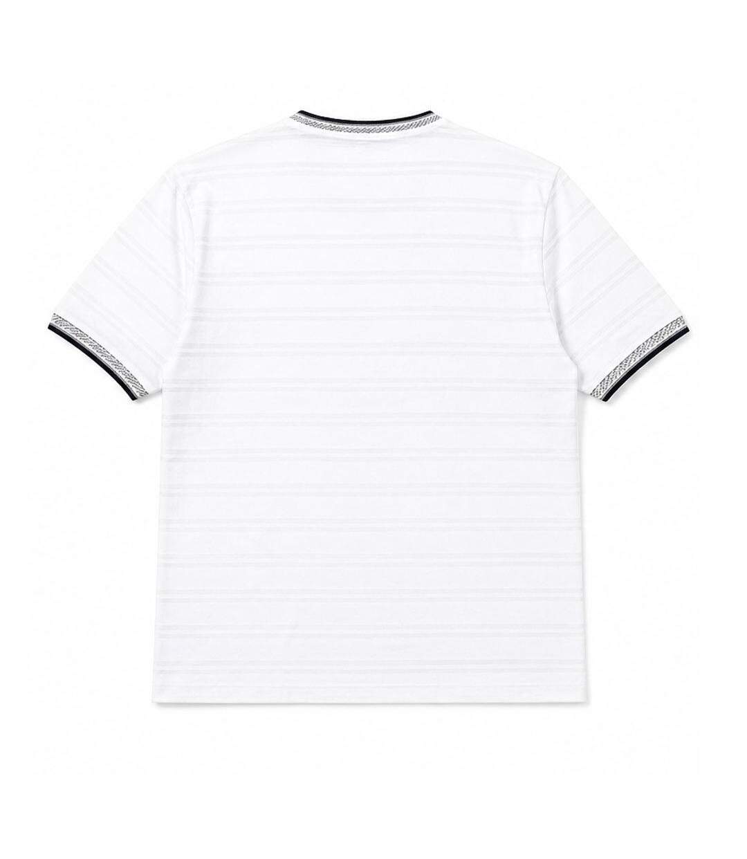 T-Shirt blanc homme rms26 rayures-2