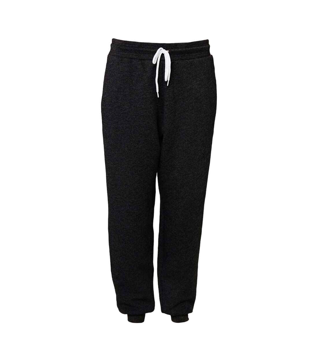 Unisex adults jogger sweatpants black Bella + Canvas-1