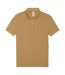 Polo manches courtes - Homme - PU424 - beige meta gold