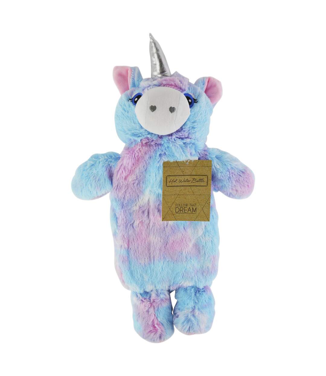Unicorn - Bouteille d'Eau Chaude avec Housse Arc De Ciel-4