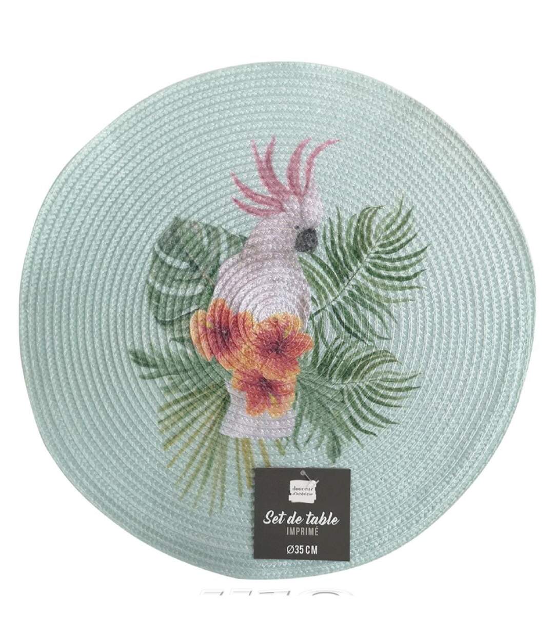 Set de Table Imprimé Alba 35cm Vert-4