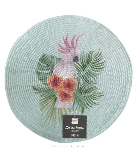 Set de Table Imprimé Alba 35cm Vert