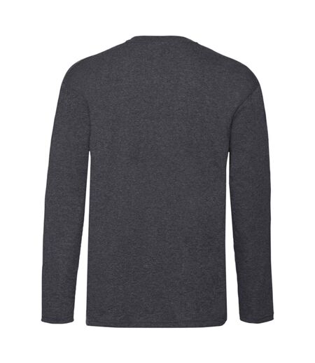 T-shirt Valueweight Adulte Gris Foncé Chiné Fruit Of The Loom