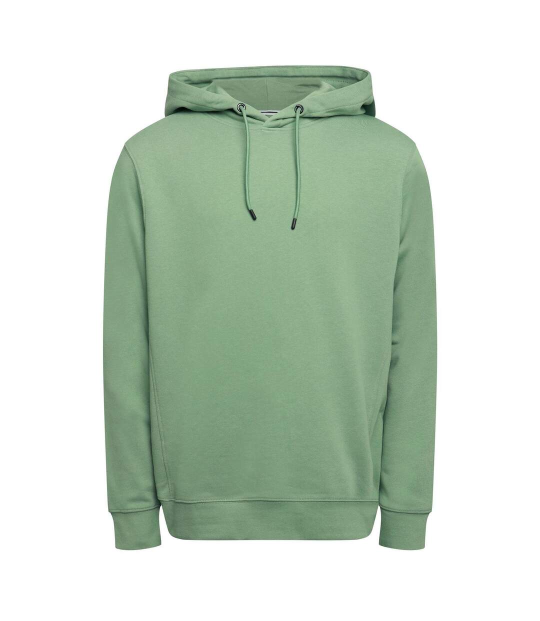 Mens Yensei Badge Drawstring Hoodie Mid Green Weekend Offender-1