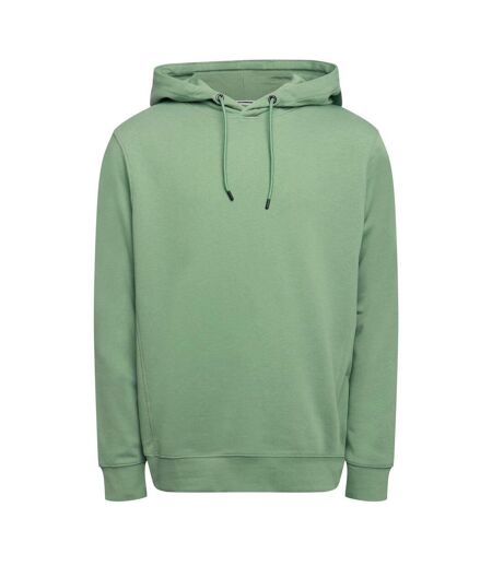 Mens Yensei Badge Drawstring Hoodie Mid Green Weekend Offender