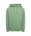 Mens Yensei Badge Drawstring Hoodie Mid Green Weekend Offender-1