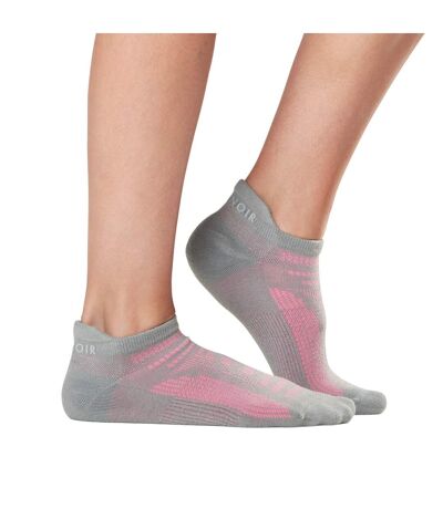 Tavi Noir - Chaussettes de sport TAYLOR - Femme (Gris / Rose) - UTMQ498