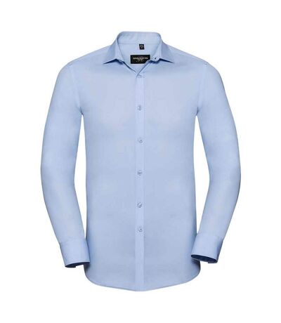 Chemise formelle ultimate homme bleu ciel vif Russell Collection Russell Collection