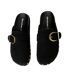 Mules Urbania Femme Noir Threadbare-2