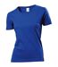 T-shirt Femmes Bleu Roi Stedman-3