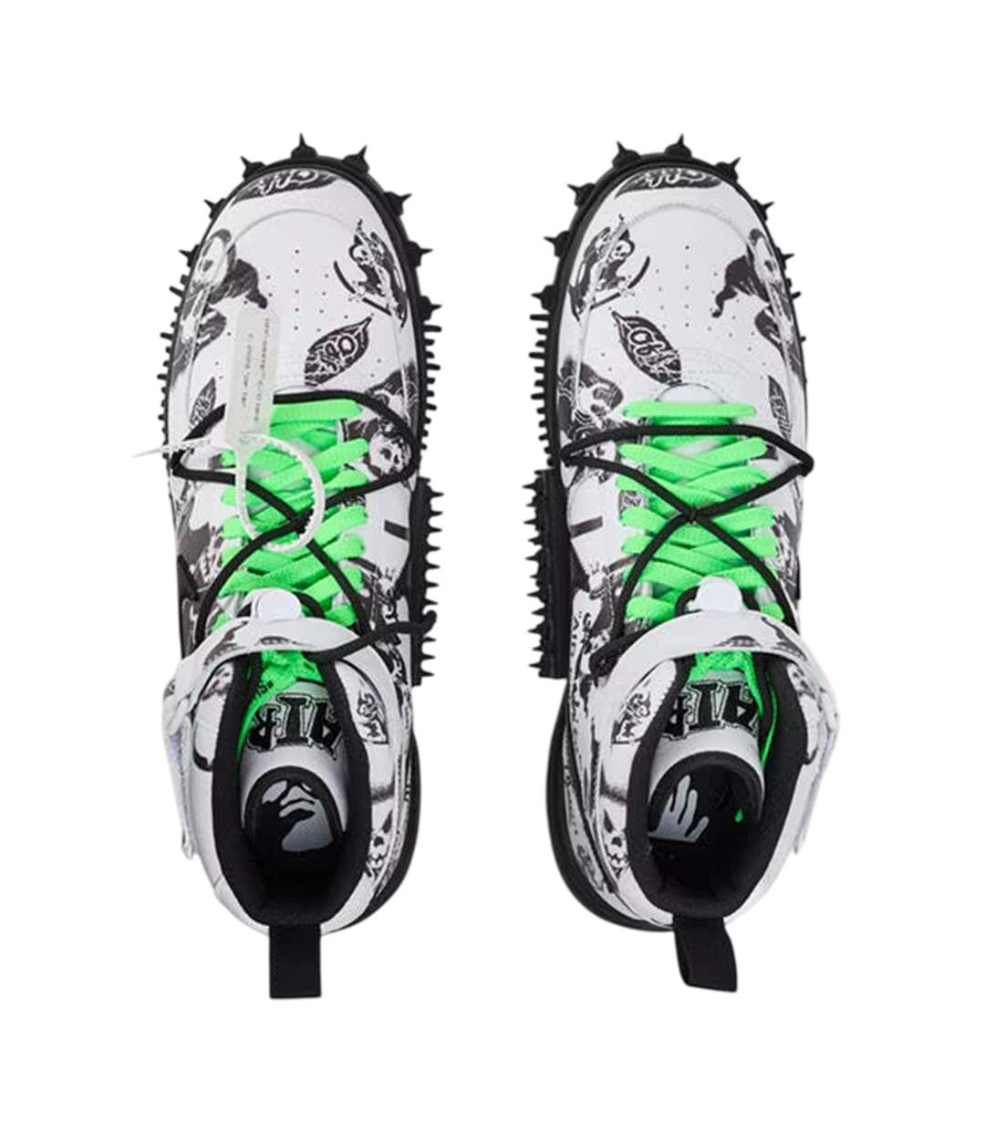 Chaussures Motif/style Imprimé Graphique Air Force Femme Blanc Noir Nike-3