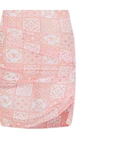 Womens/ladies Tulle High Collar Slip Dress Pink White Off White