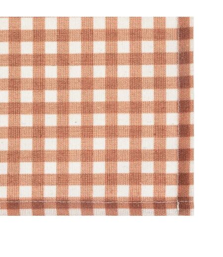 Set de Table à Carreaux The Floral 30x45cm Rouge Grenat