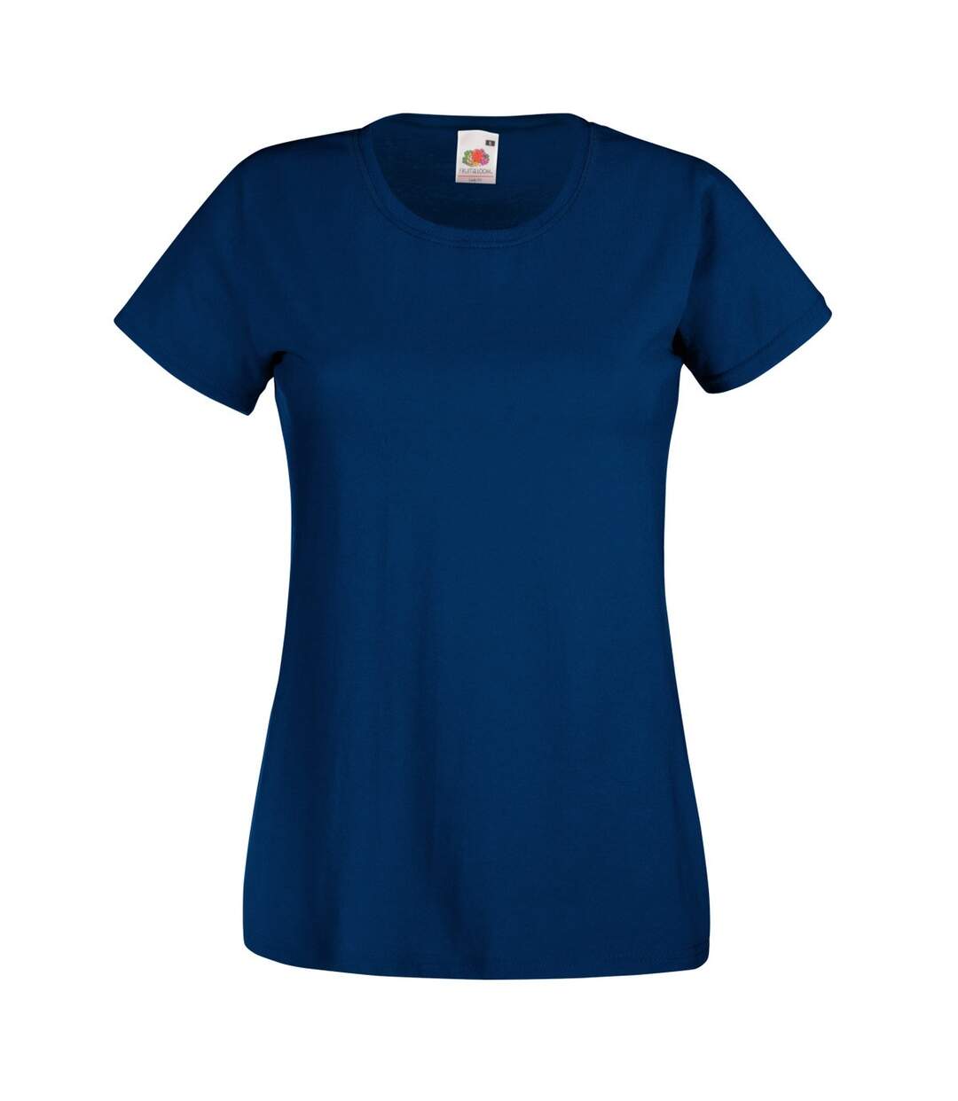 T-shirt manches courtes femme bleu marine Fruit of the Loom