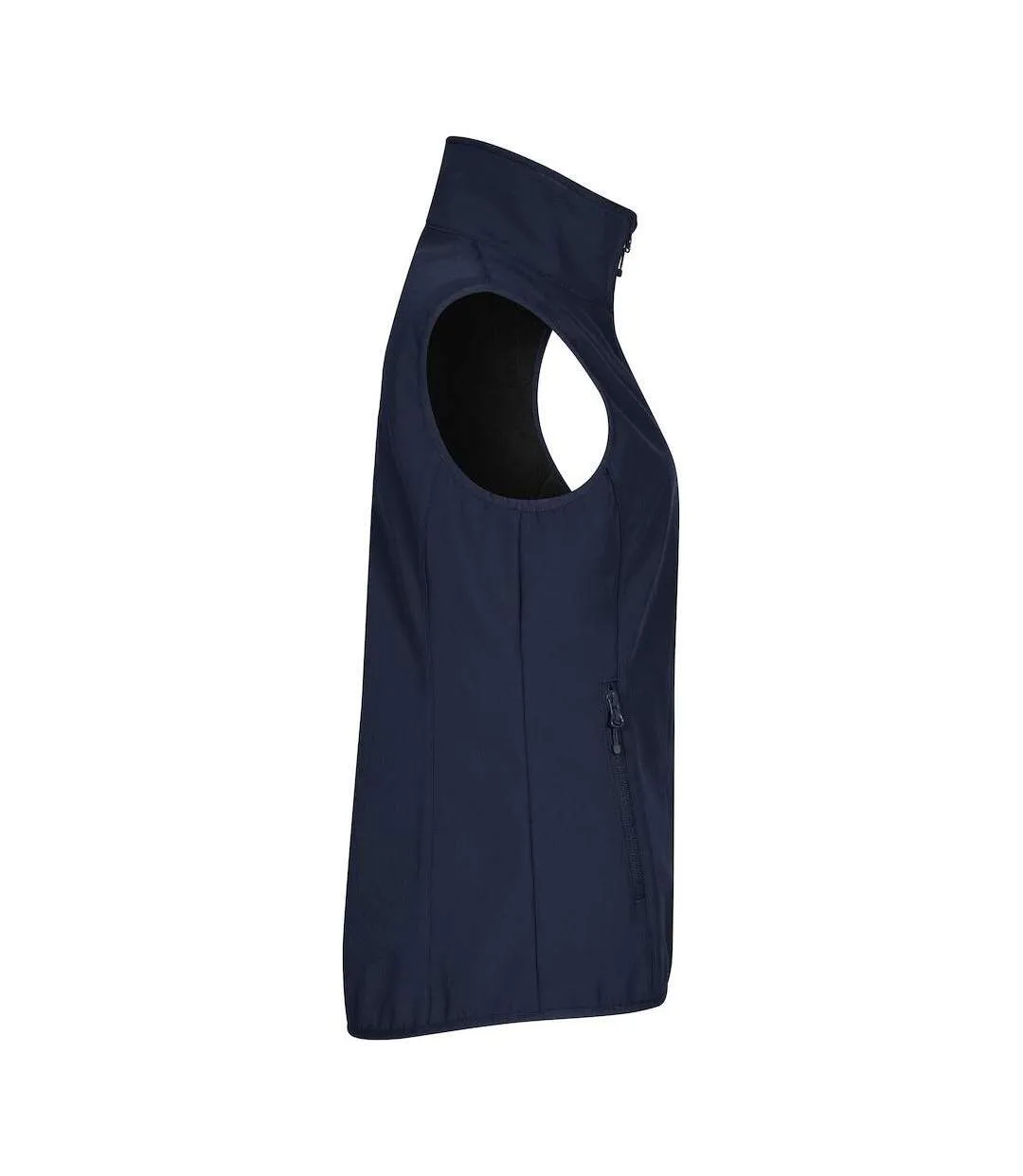 Veste Sans Manches Classic Femme Bleu Marine Foncé Clique-4