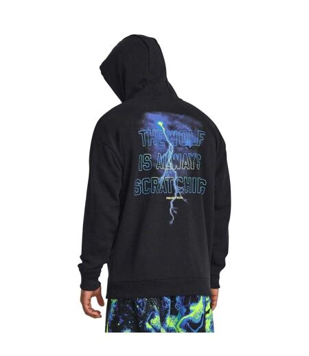 Sweat À Capuche Manches Longues Entraînement Project Rock Homme Noir Under Armour