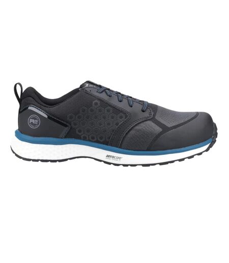 Mens Reaxion Composite Toecap Safety Shoes Black Blue Timberland Pro