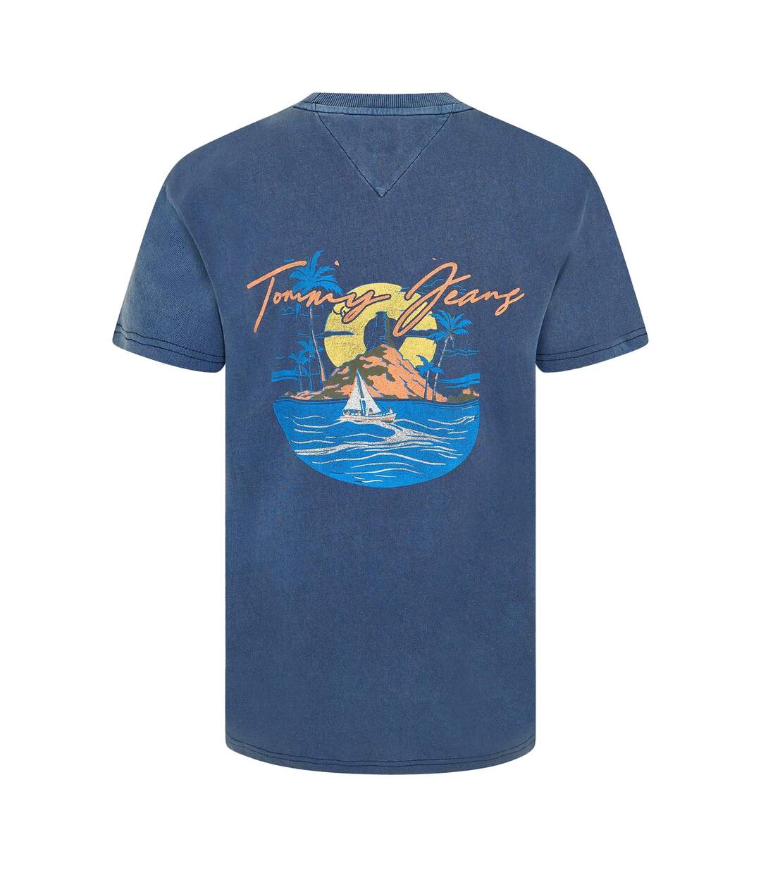 T-shirt Motif/style Scène De Voile Homme Bleu Marine Foncé Tommy Jeans-3
