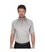 Polo homme gris foncé Island Green-4